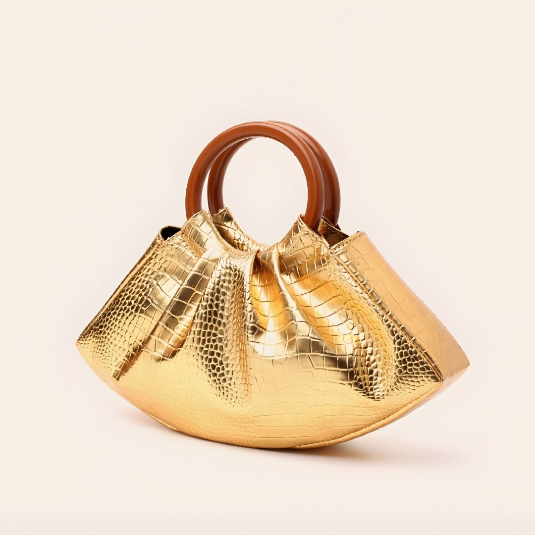 Golden Marquise Handbag