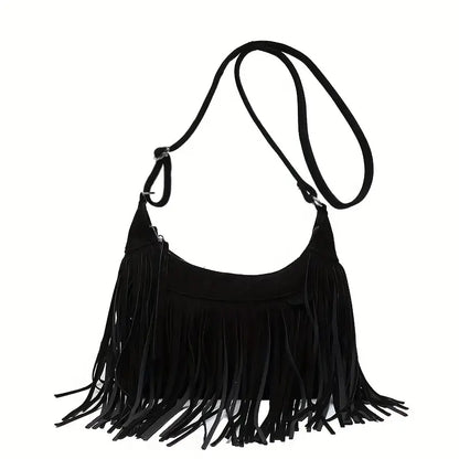 Marguerite Vintage Tassel Crossbody Bag