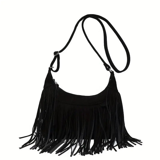 Marguerite Vintage Tassel Crossbody Bag