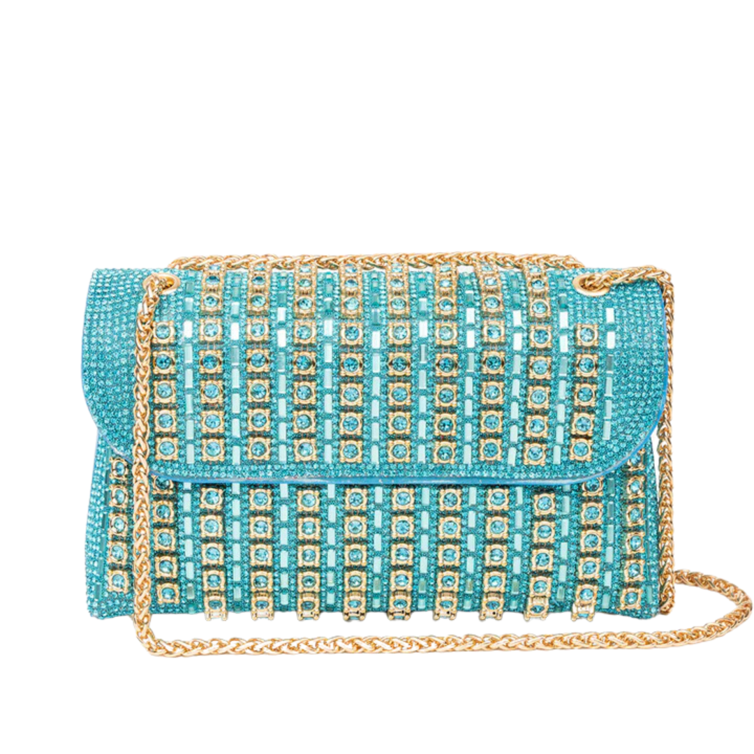 Lillian Gemstones Clutch Bag