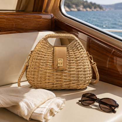 Solenne Weave Handbag
