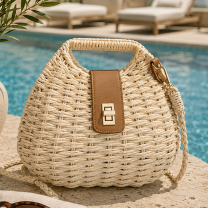 Solenne Weave Handbag