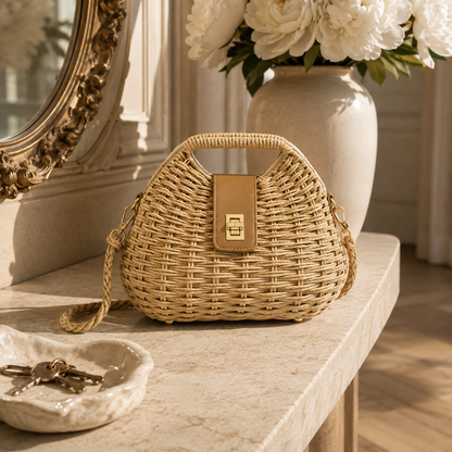Solenne Weave Handbag