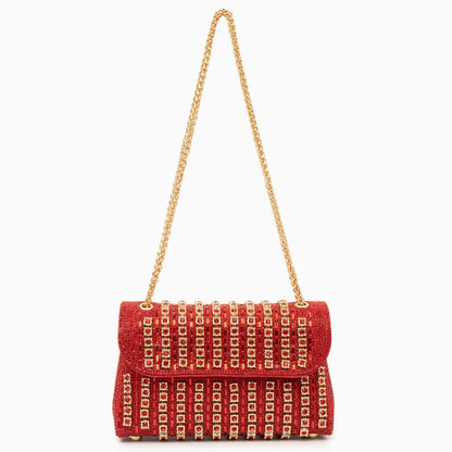 Prudence Diamond Clutch Bag