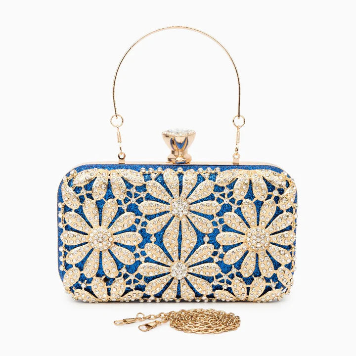Leonora Rhinestones Clutch Bag