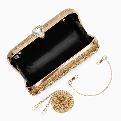 Leonora Rhinestones Clutch Bag