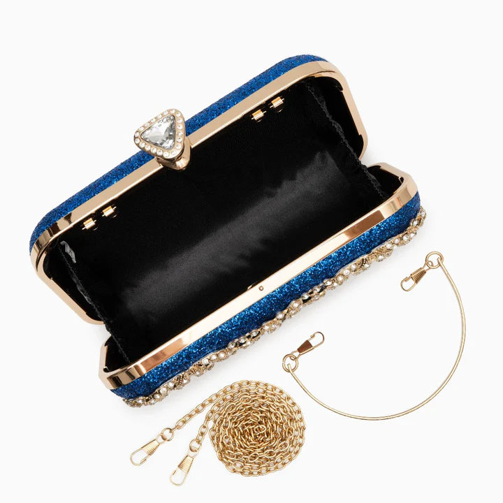 Leonora Rhinestones Clutch Bag