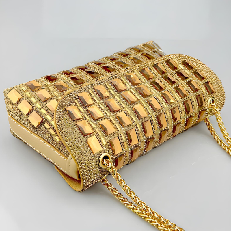 Serena Gemstones Clutch Bag