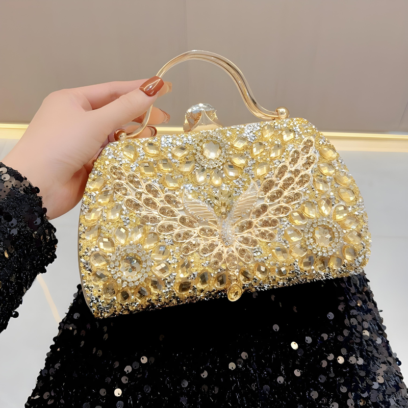 Annabelle Diamond Studded Handbag