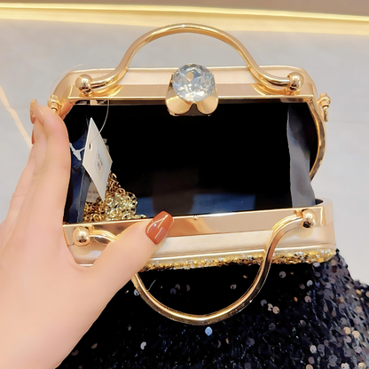 Annabelle Diamond Studded Handbag