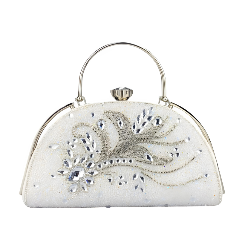 Jasmine Rhinestones Clutch Bag