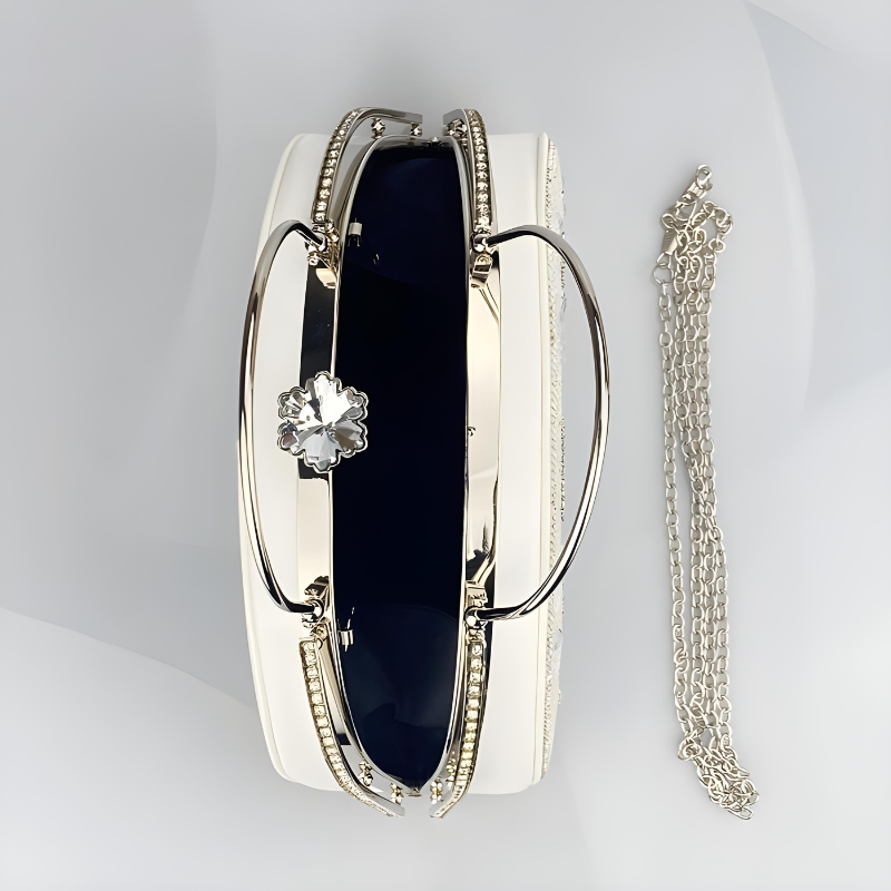 Jasmine Rhinestones Clutch Bag
