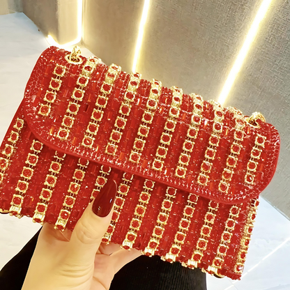 Prudence Diamond Clutch Bag