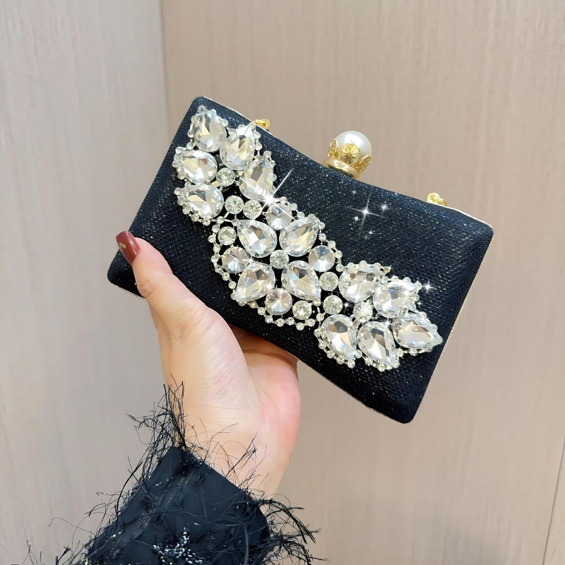 Ivy Diamond Clutch Bag