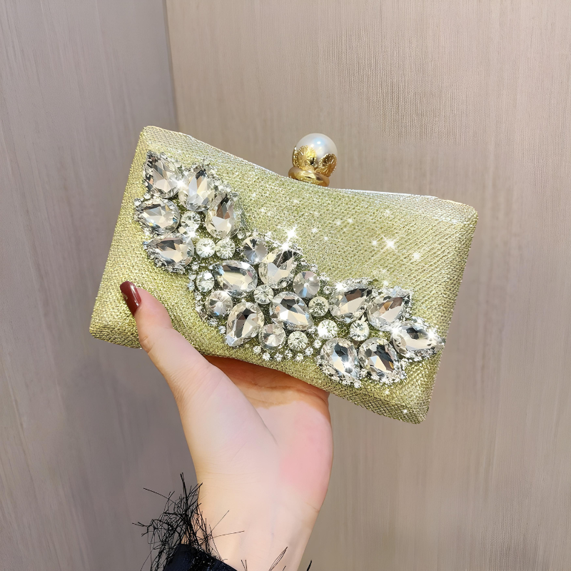 Ivy Diamond Clutch Bag