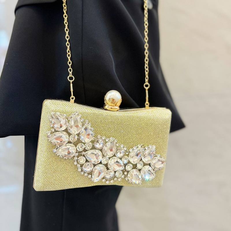 Ivy Diamond Clutch Bag