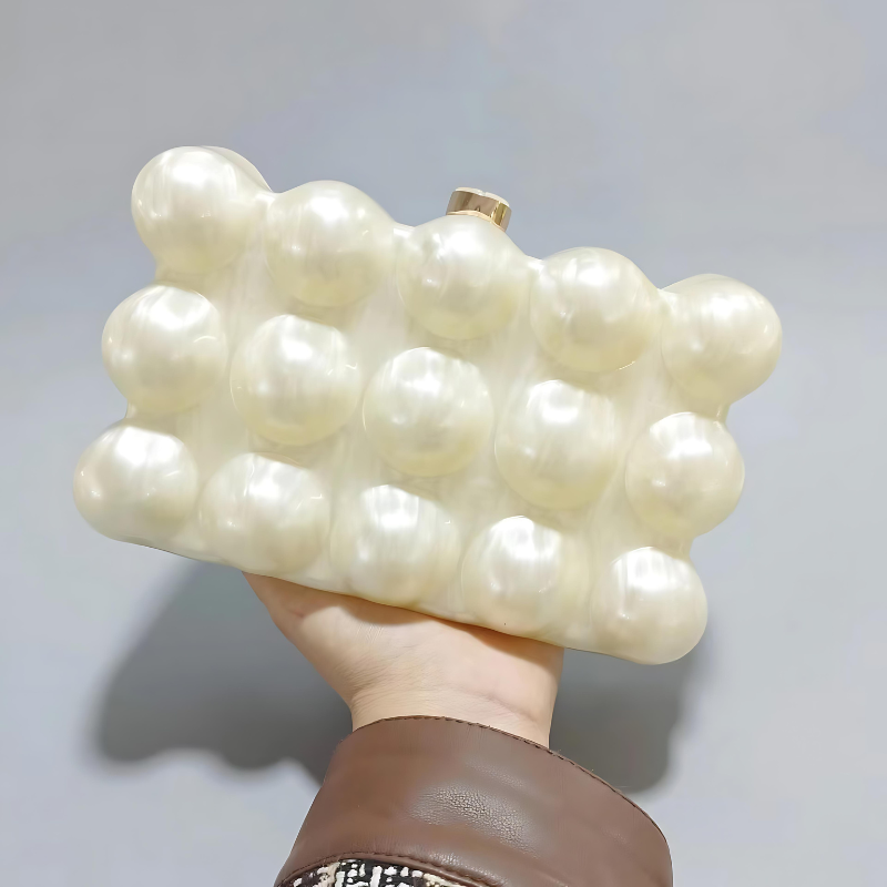 Nadine Acrylic Clutch Bag