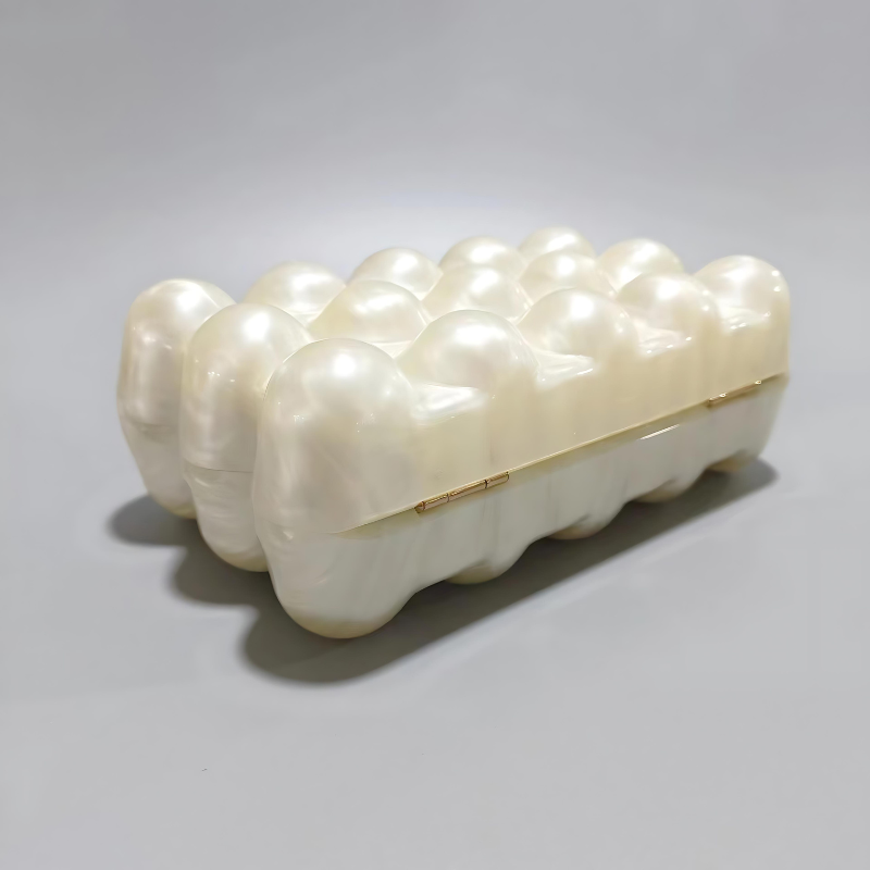 Nadine Acrylic Clutch Bag