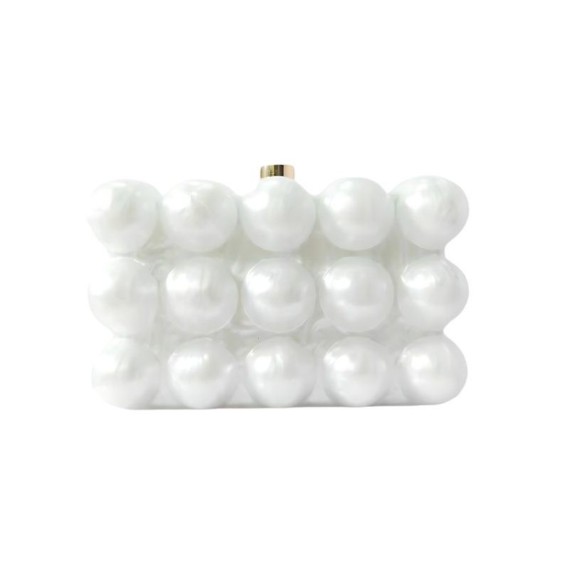 Nadine Acrylic Clutch Bag