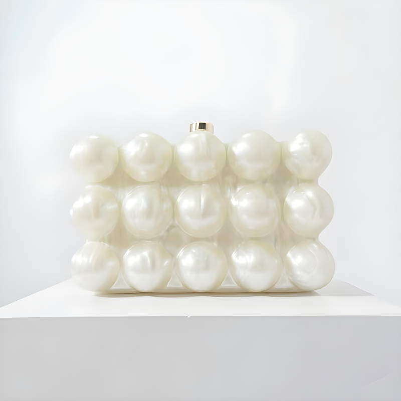 Nadine Acrylic Clutch Bag