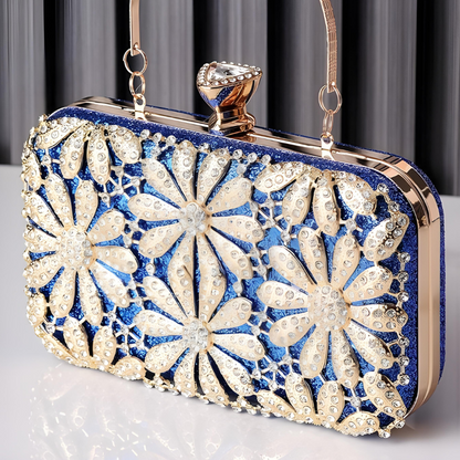 Leonora Rhinestones Clutch Bag