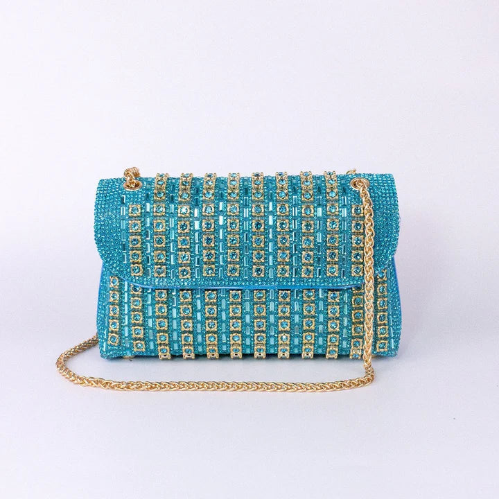 Lillian Gemstones Clutch Bag