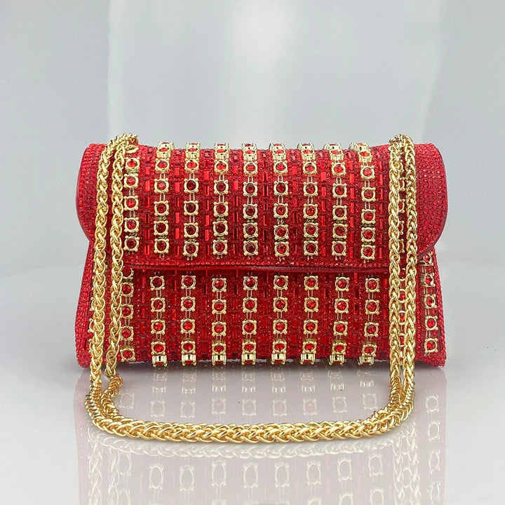 Prudence Diamond Clutch Bag
