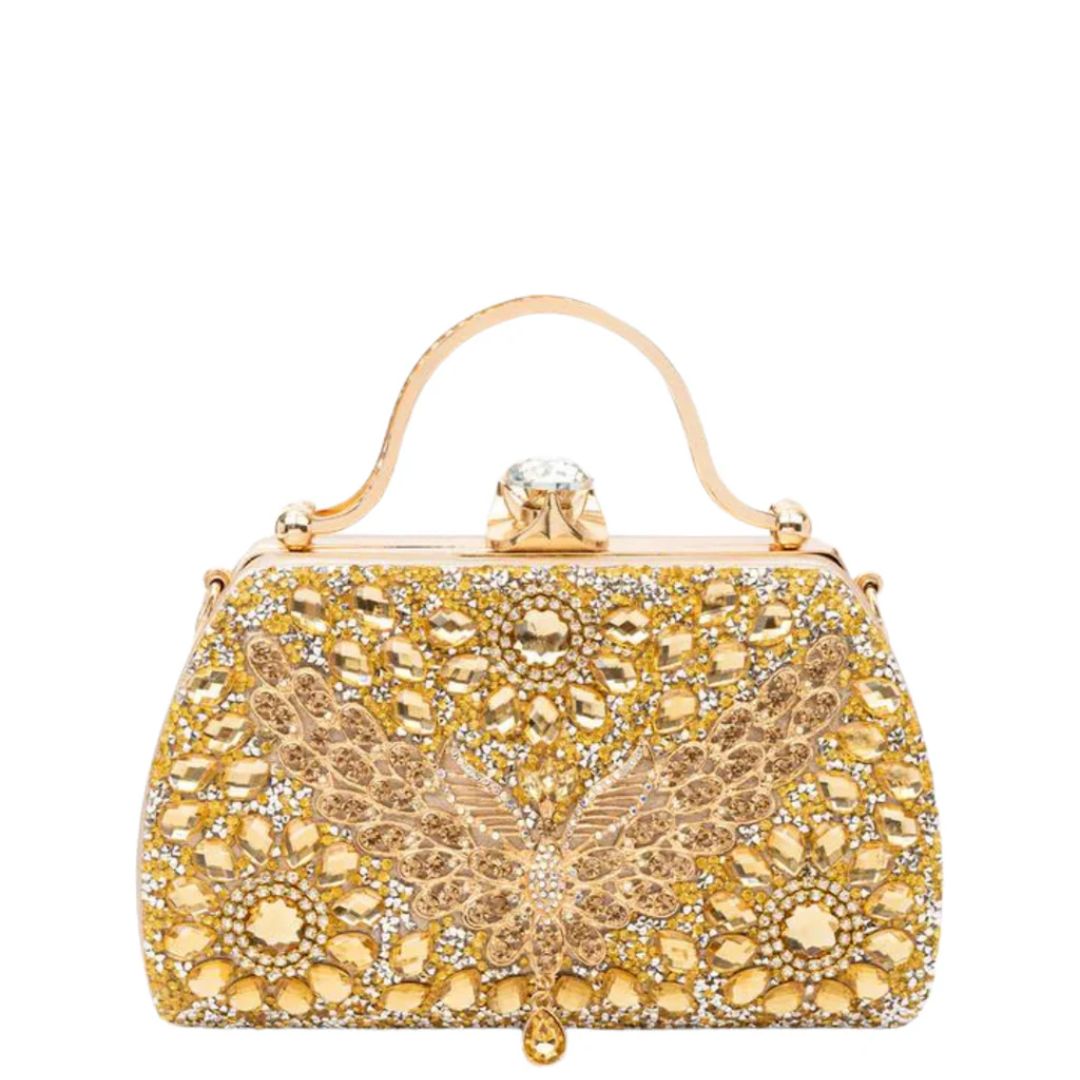 Annabelle Diamond Studded Handbag