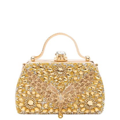 Annabelle Diamond Studded Handbag