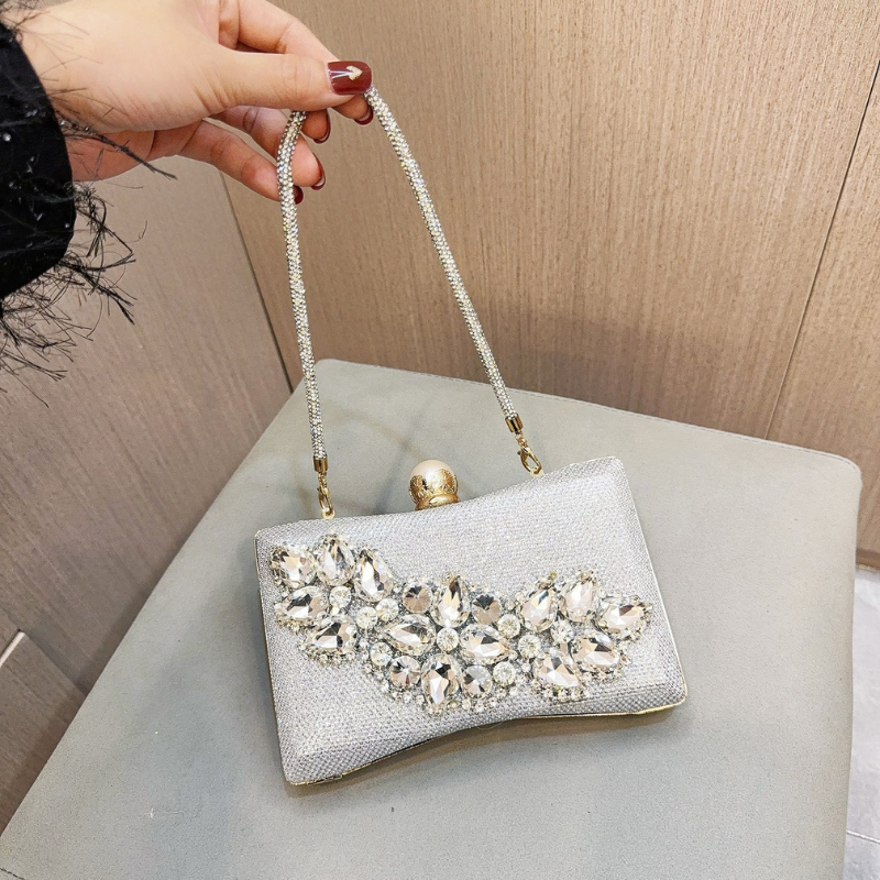 Ivy Diamond Clutch Bag